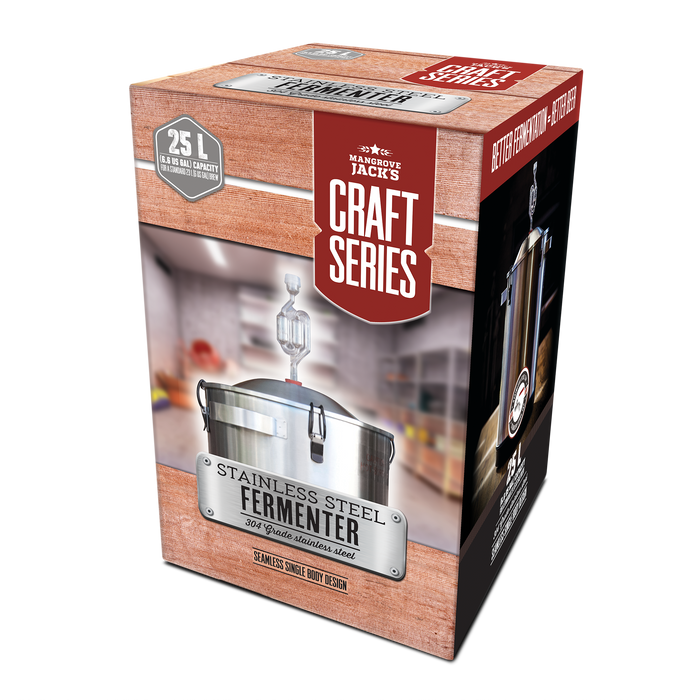 Stainless Steel Fermenter~ 25L Mangrove Jack's Craft Series