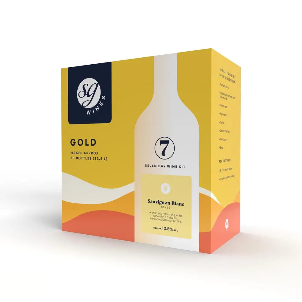 Sauvignon Blanc Wine Kit~Gold 30 Bottle~SG Wines