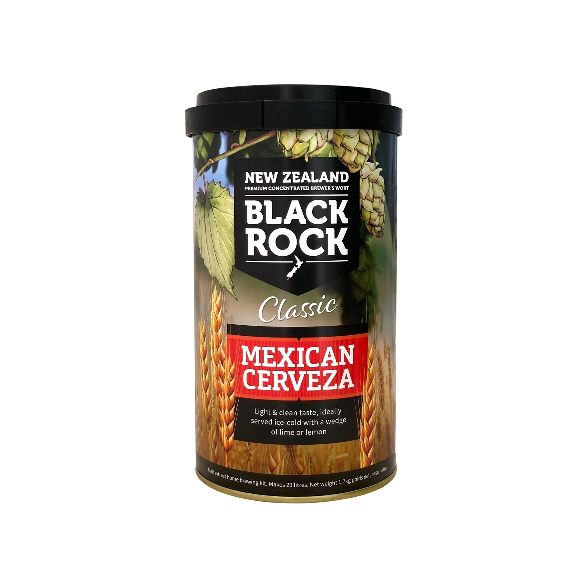 Classic Mexican Cerveza ~ Extract Beer Kit 1.7kg ~ Black Rock