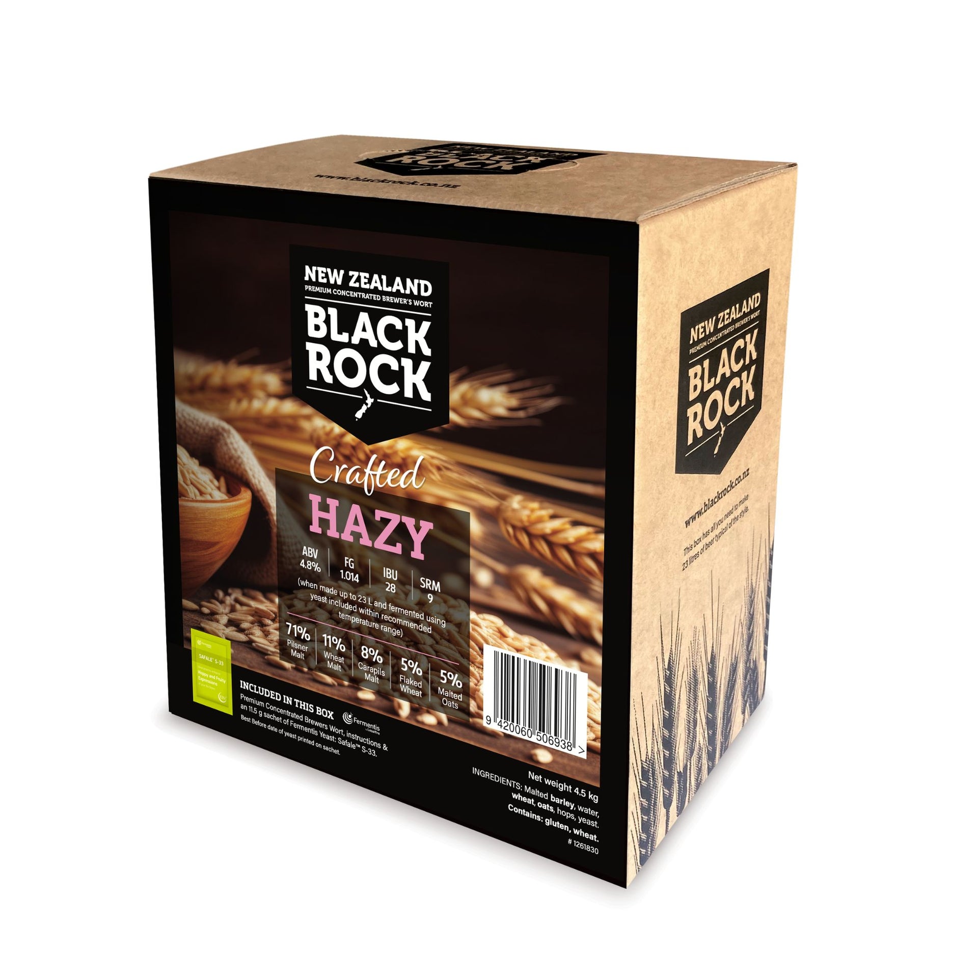 Crafted Hazy~Bag in Box 4.5kg~Black Rock