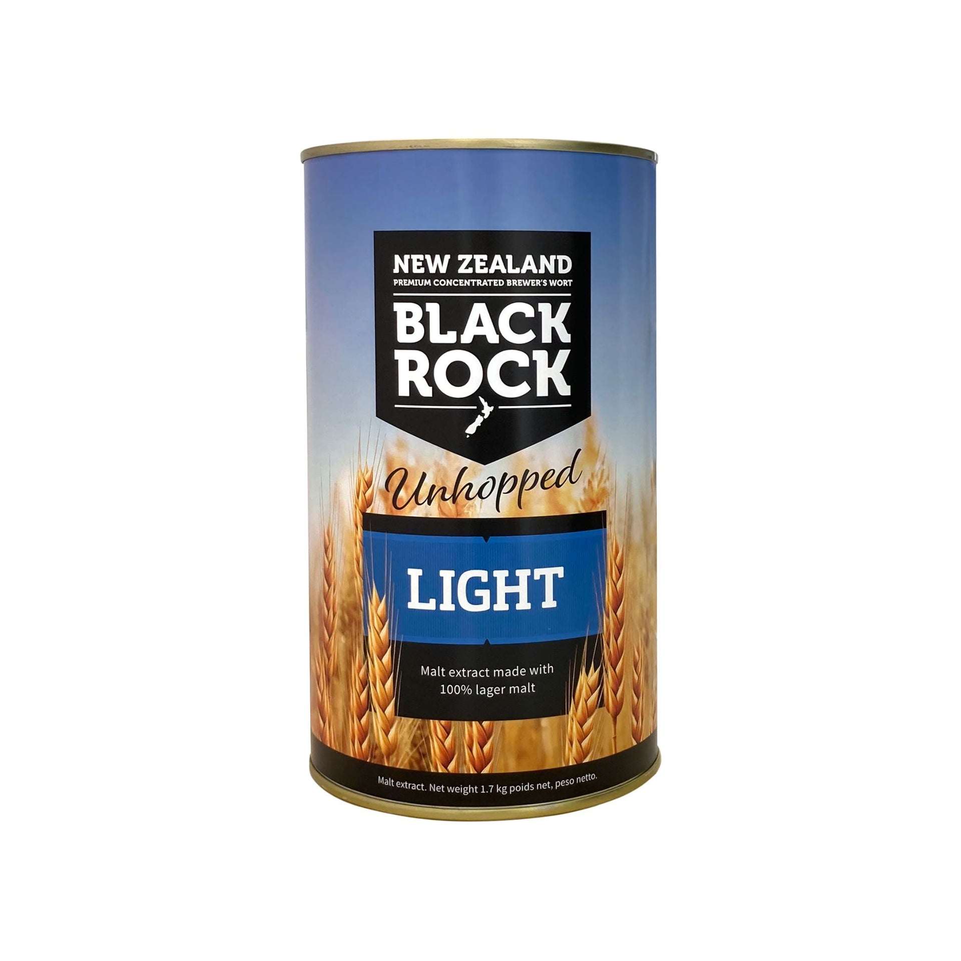 Light Unhopped LME ~ Liquid Malt Extract 1.7kg~Black Rock