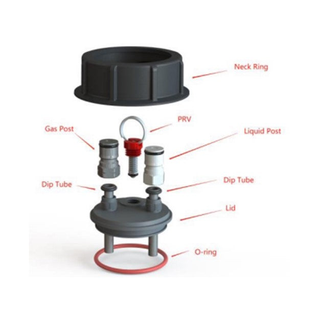 Chubby Pressure Fermenter ~ Keg 30L PET~ Keg King