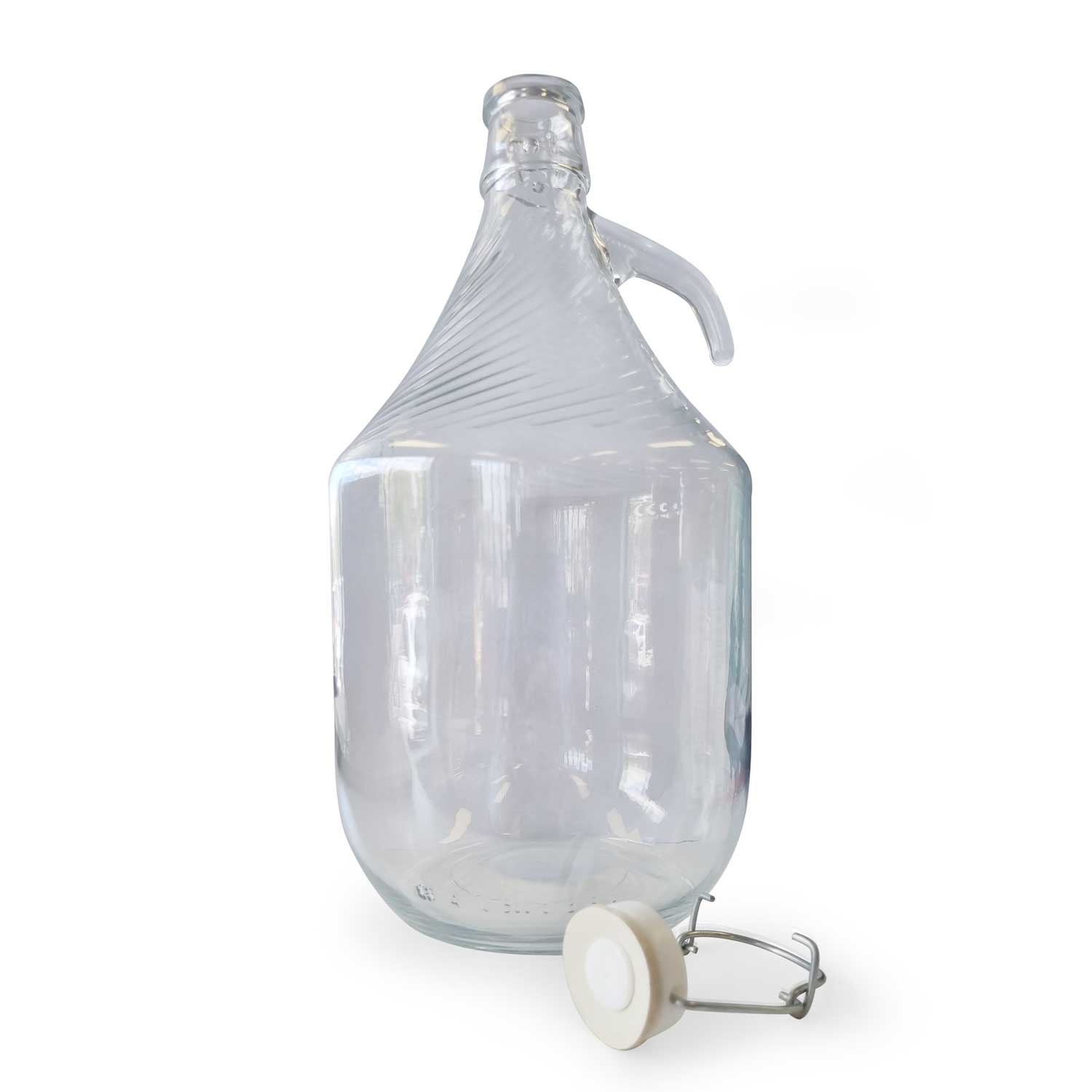 Glass Demijohn 5L Includes Swing Lid Handcraft Supplies
