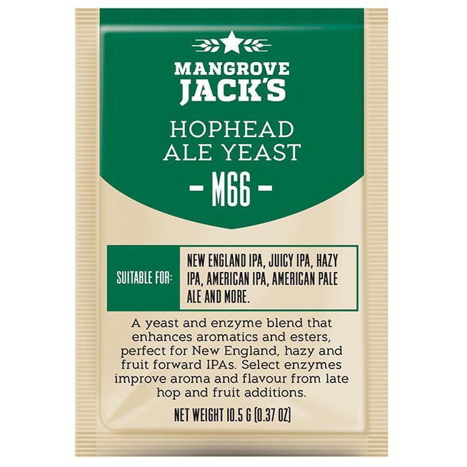 Hophead Ale Yeast M66  - Mangrove Jack's Craft Series Yeast 10.5g