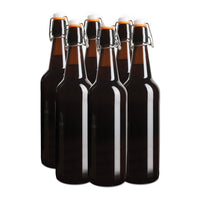 Glass Flip Top Bottles ~ Reusable 750ml x 6 ~ Mad Millie