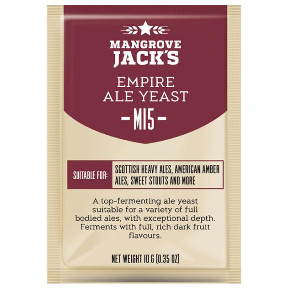 Empire Ale M15 ~ Mangrove Jack's Craft Series Yeast 10g