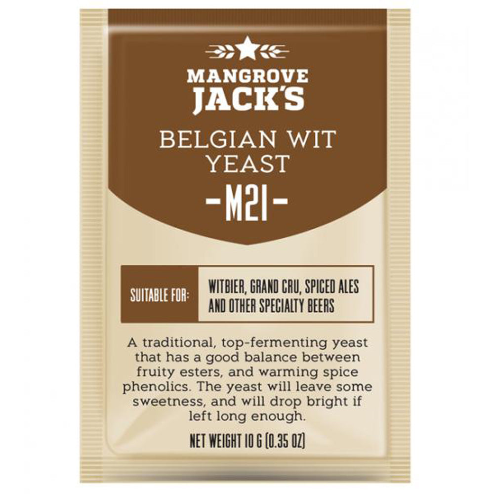 Belgian Wit  M21 ~ Mangrove Jack's Craft Series Yeast 10g