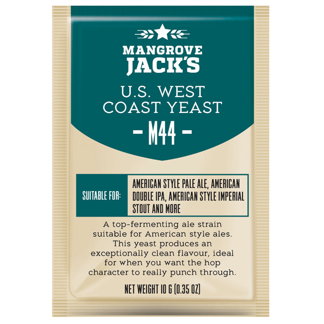 US West Coast M44 ~ Mangrove Jack's Craft Series Yeast 10g