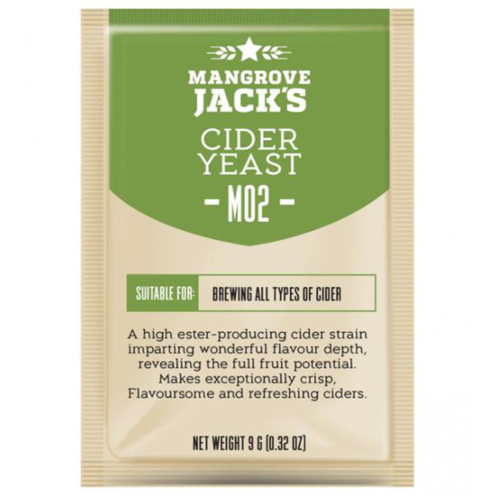 Cider M02 Yeast 10g ~ Craft Series ~ Mangrove Jack's