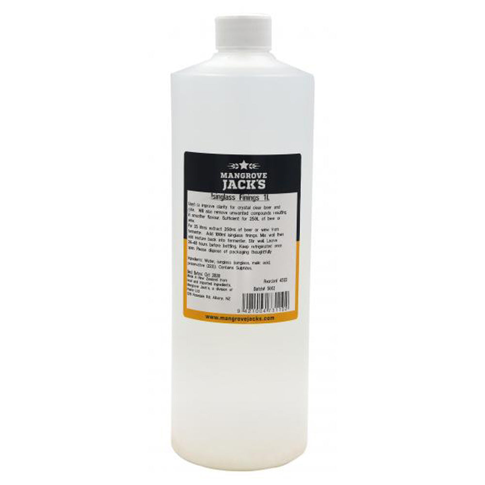 Isinglass Finings ~ Mangrove Jack's 1L
