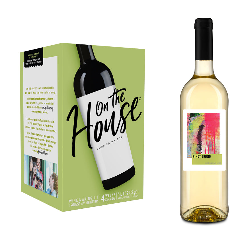 Pinot Grigio Style~On The House Wine Making Kit