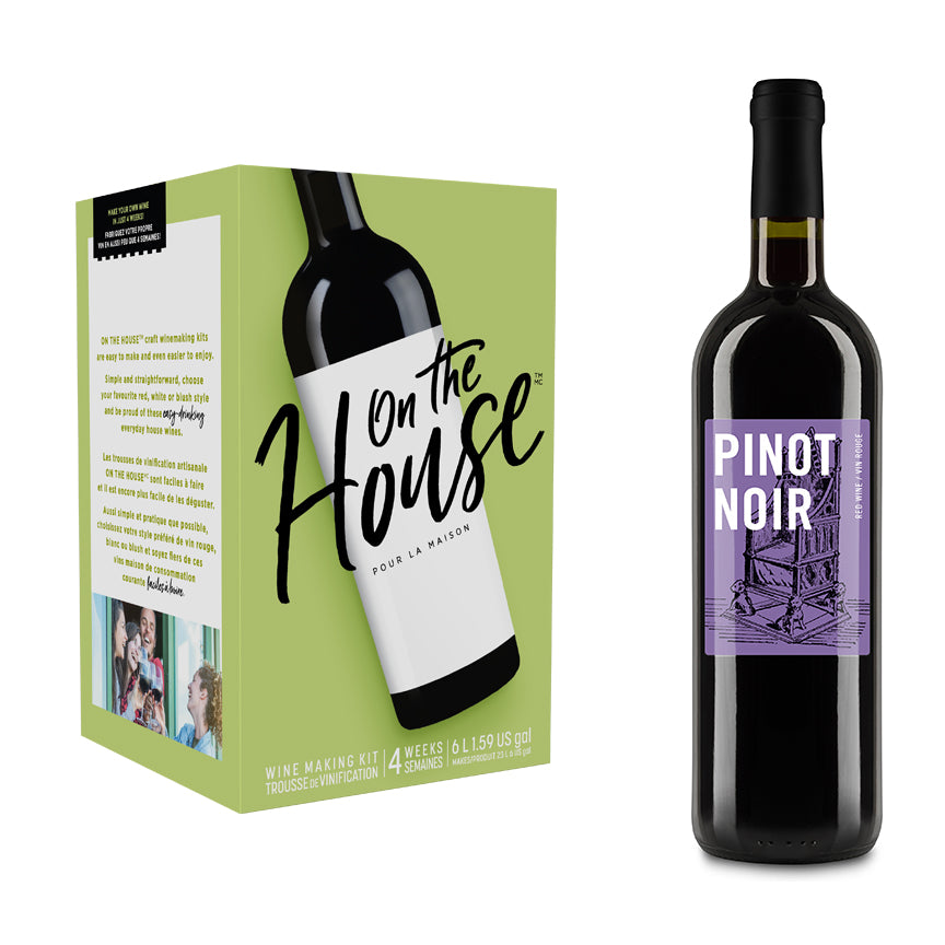 Pinot Noir Style~On The House Wine Making Kit