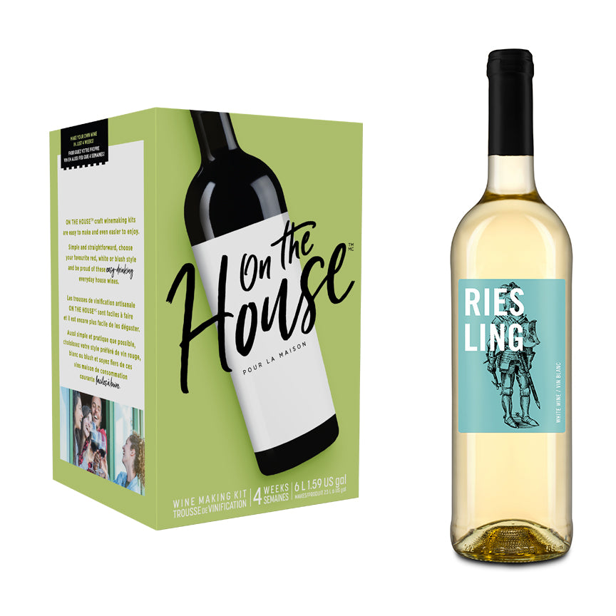 Riesling Style~ On The House Wine Making Kit