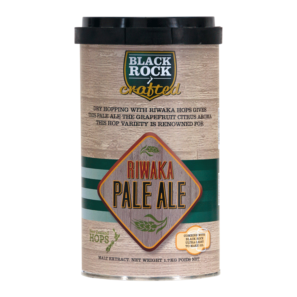 Crafted Riwaka Pale Ale ~ Extract Beer Kit 1.7kg ~ Black Rock