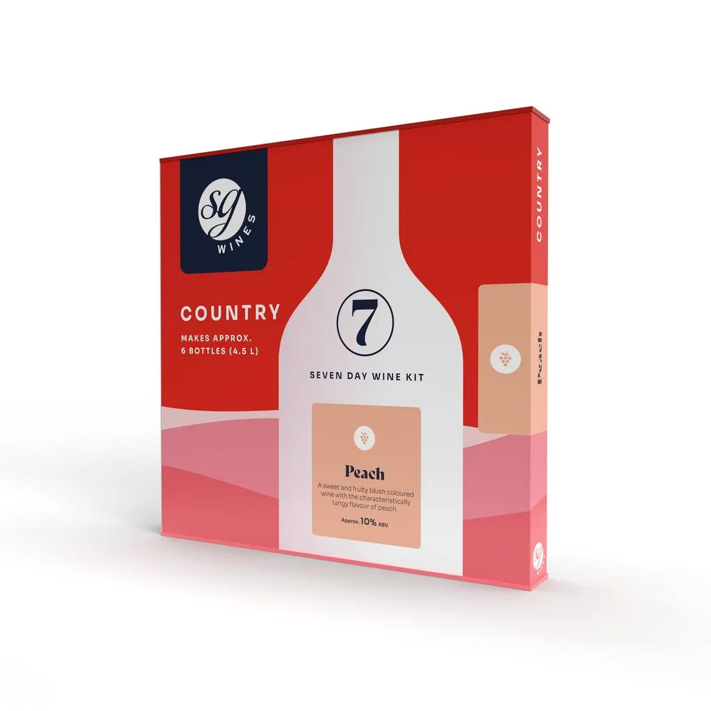 Peach Wine Kit~Country 6 Bottle~SG Wines
