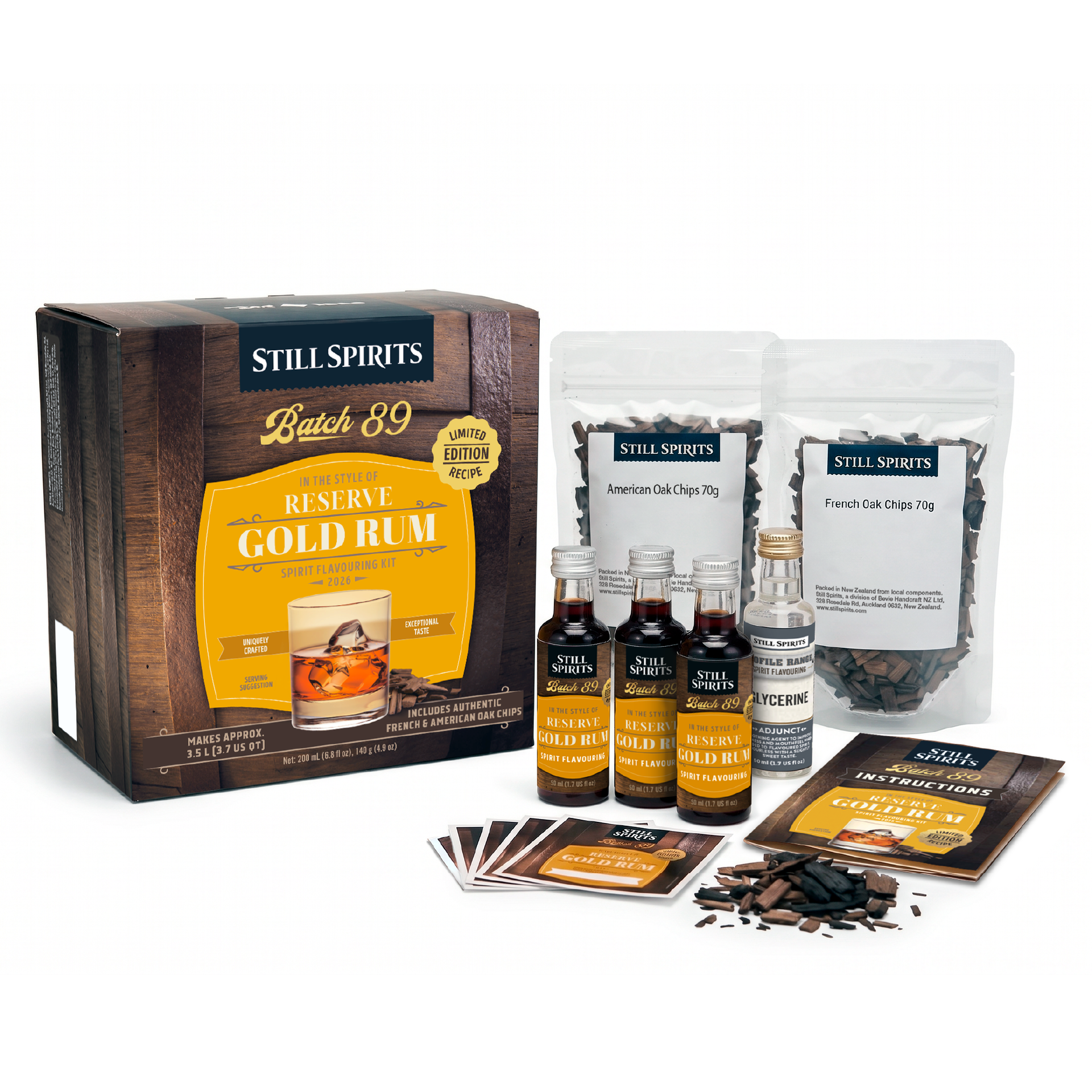 Still Spirits Batch 89 Limited Edition Reserve Gold Rum Spirit Flavouring Kit