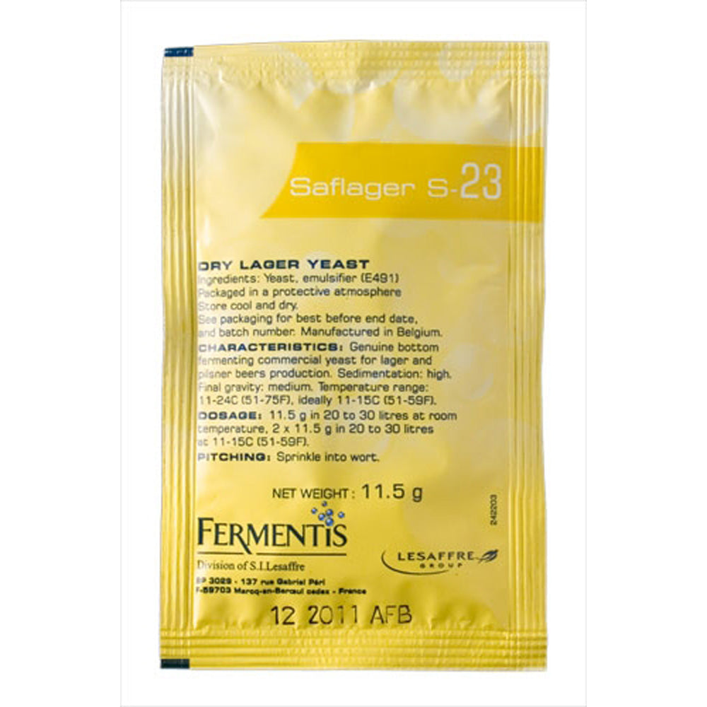 Saflager S-23 ~ Fermentis ~True Lager Yeast 11.5g