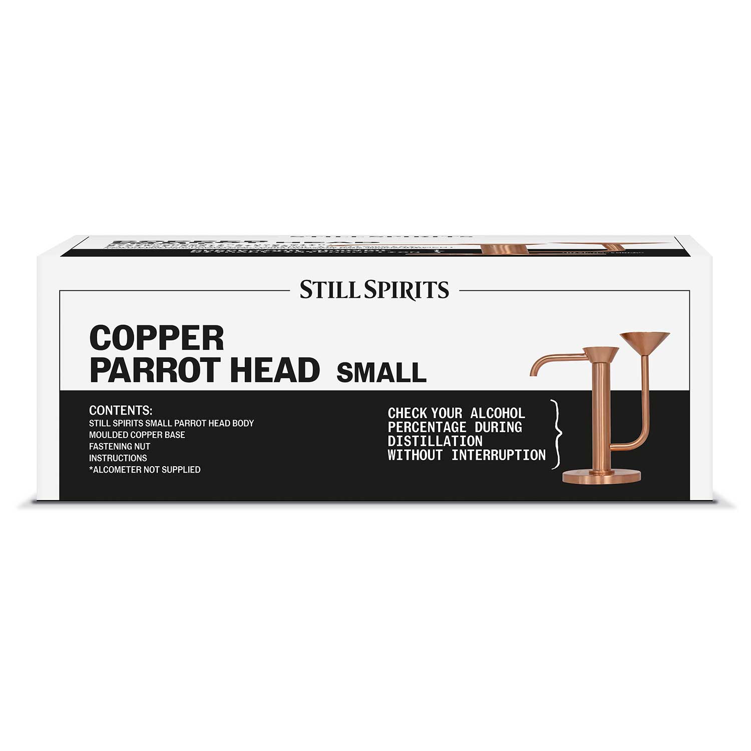 Small Copper Parrot Head Still Spirits