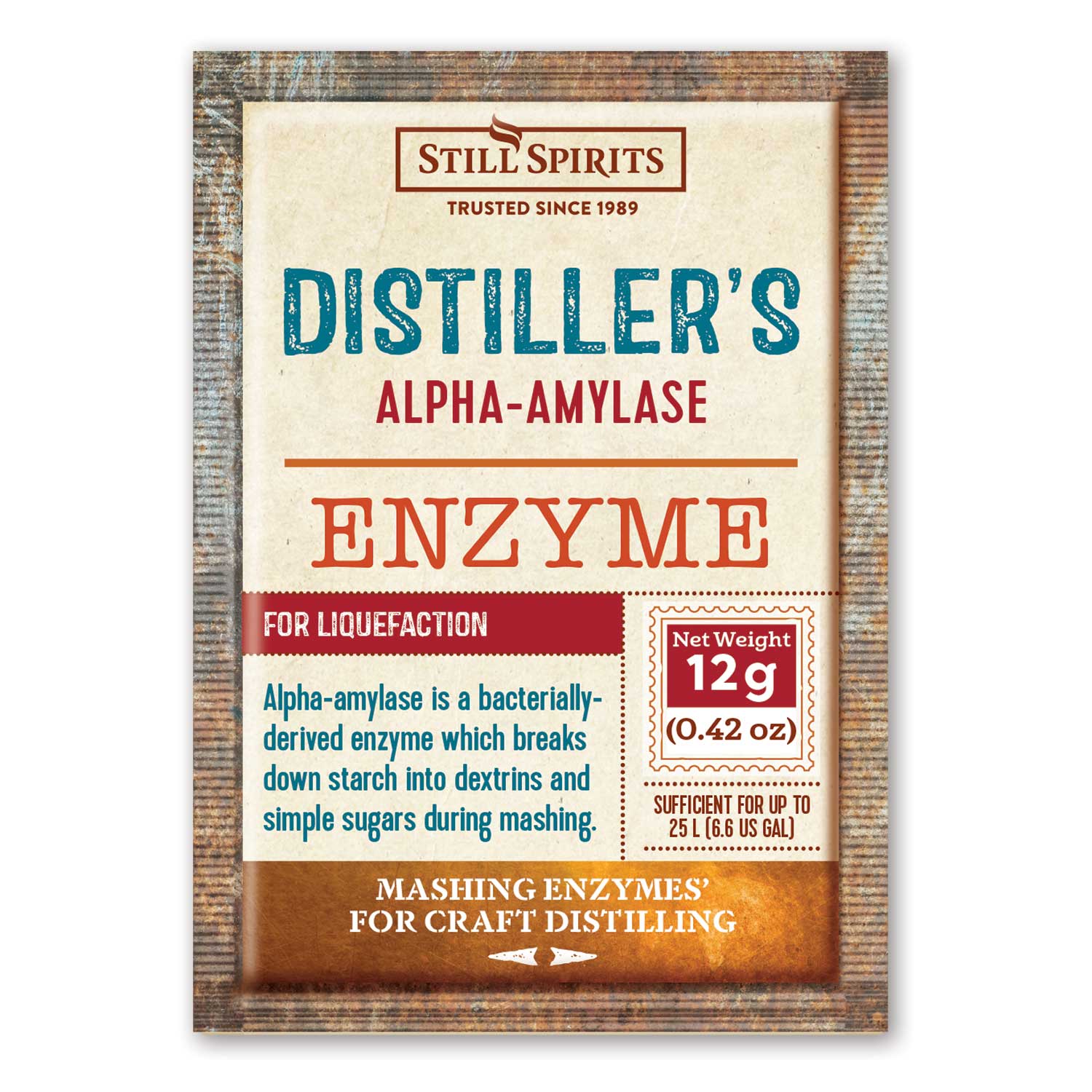 Distiller's Enzyme~ Alpha-Amylase ~Still Spirits