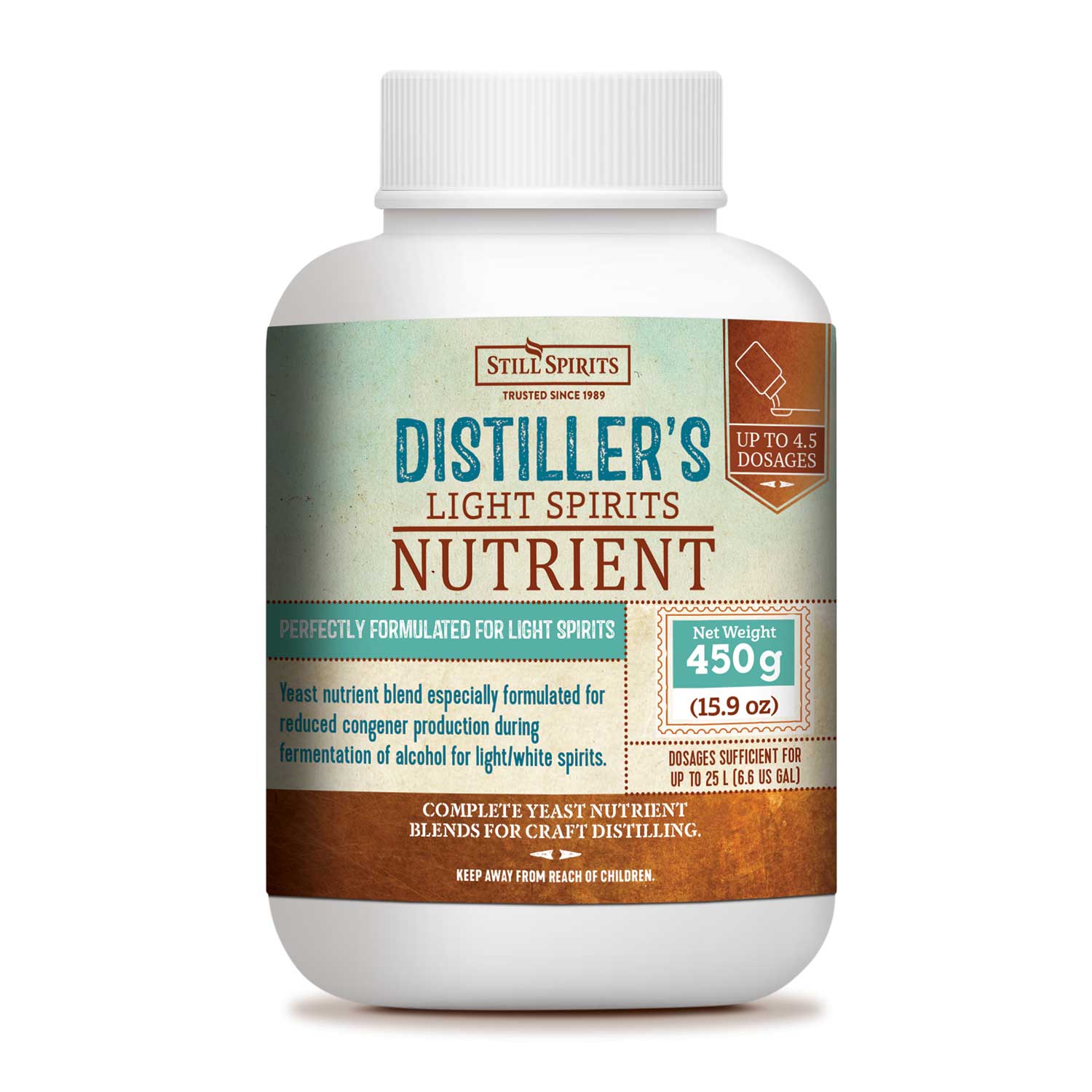 Light Spirits Distiller's Nutrient Still Spirits