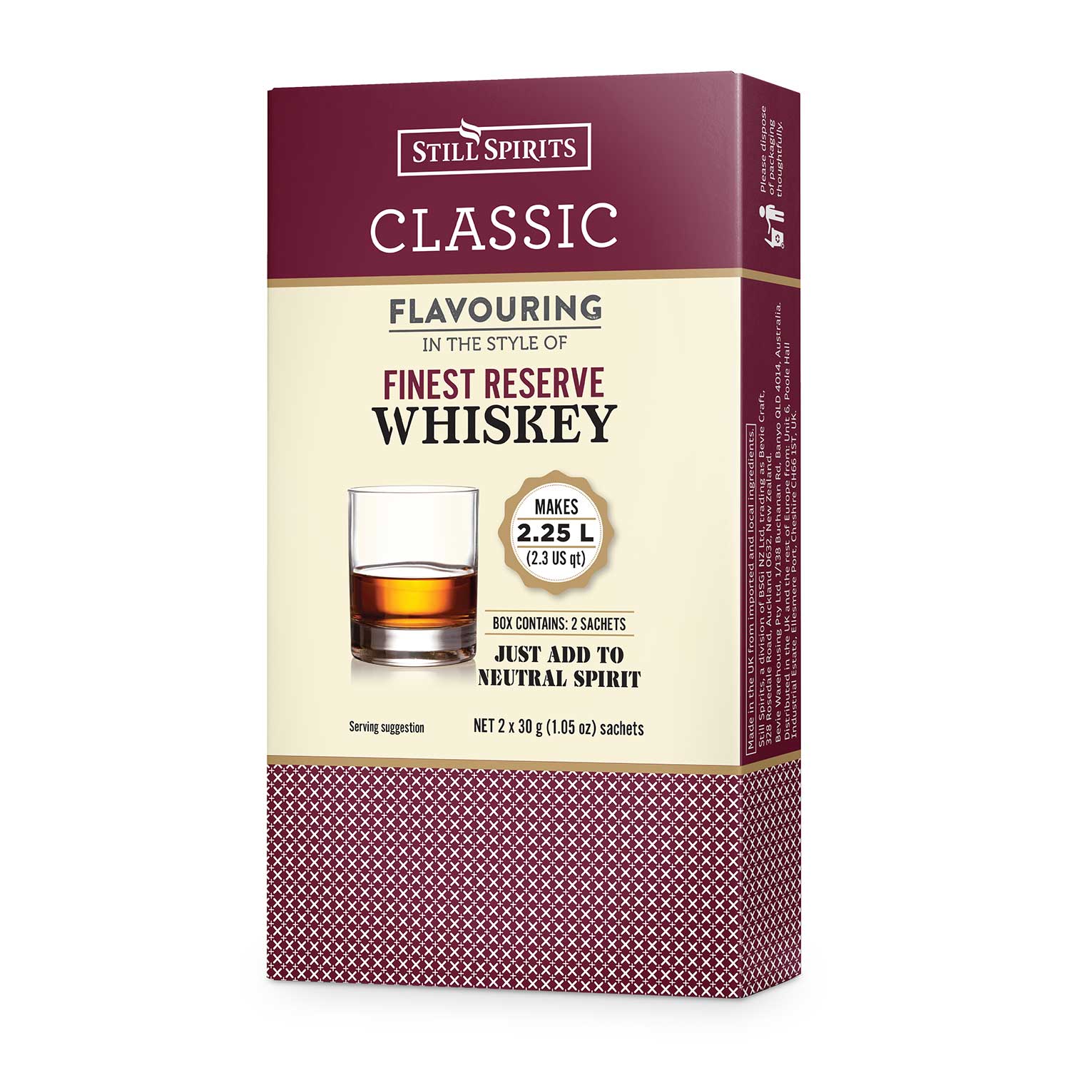 Finest Reserve Whiskey~Still Spirits Top Shelf Select~Spirit Flavouring