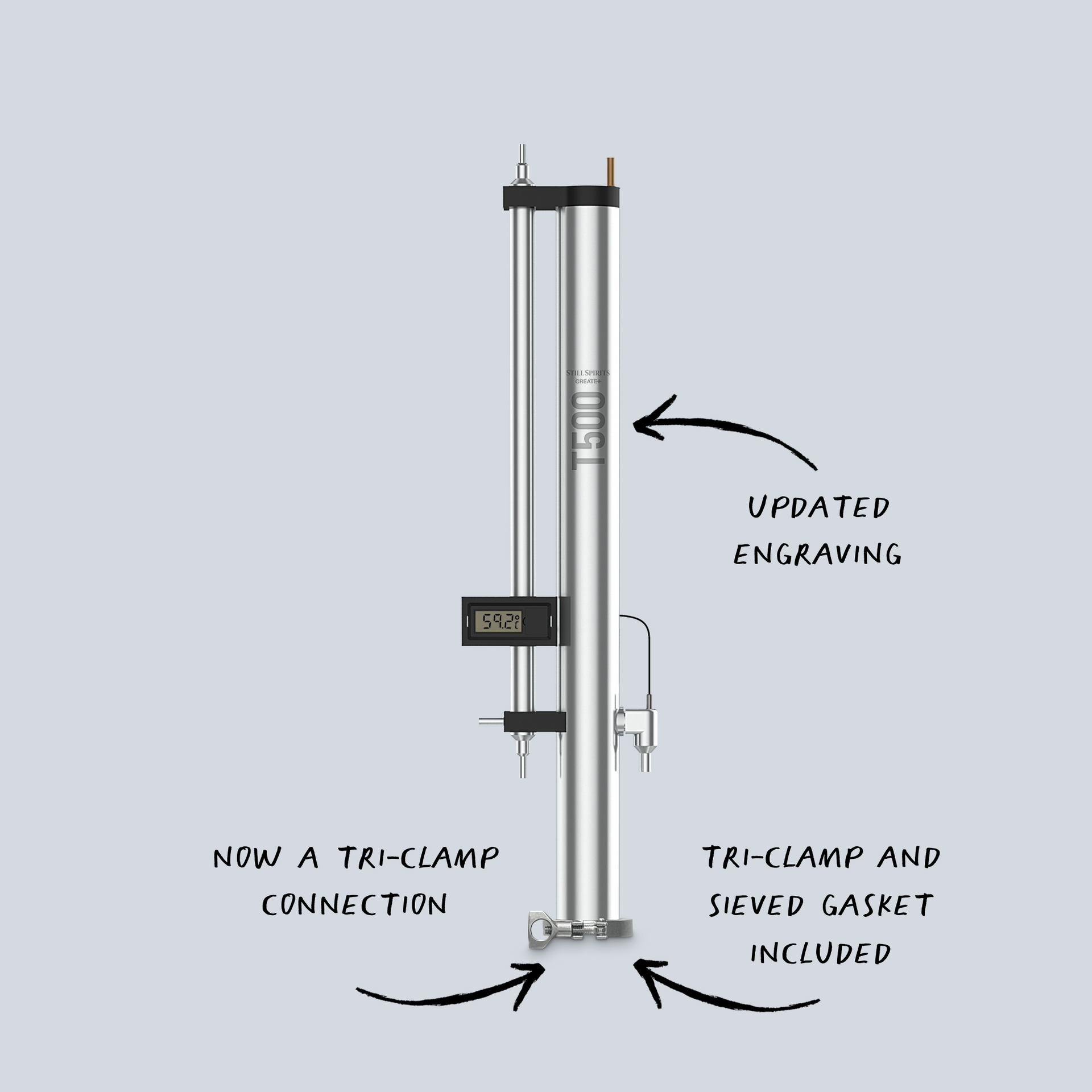 T500 Column & Condenser~ Still Spirits~Create+
